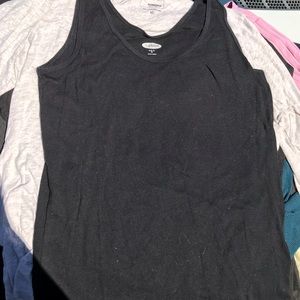 Black tank top